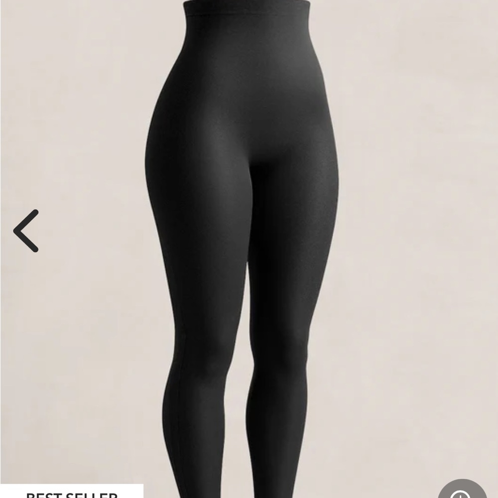 NWOT Black High-Waisted Shaping Leggings